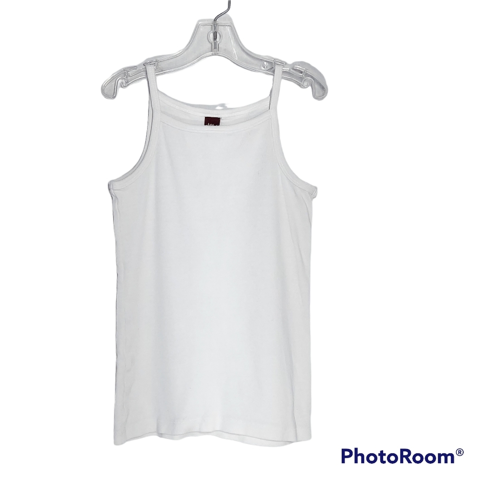 Simple White Tea Tank Top